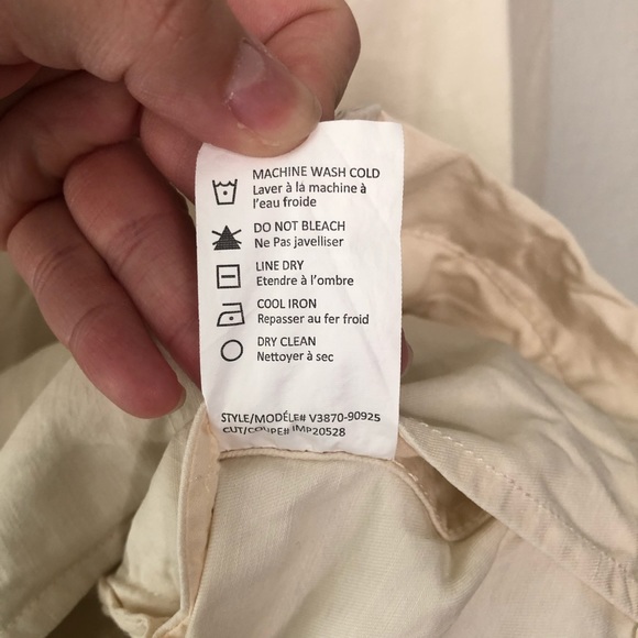 Vince linen blend ivory button front blazer size 4 - Picture 12 of 12